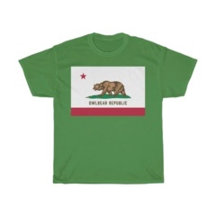 Owlbear Republic T-Shirt - Turf Green / XL